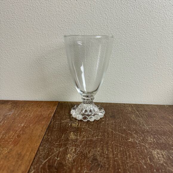 Anchor Hocking Vintage 70s Glass‎ Boopie Water Wine Goblet Drinking Glass SINGLE - Picture 1 of 6